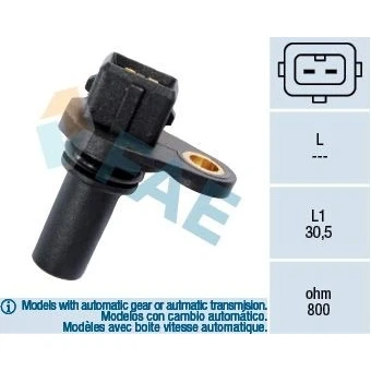 Imagen de FAE 79008 Sensor de revoluciones, control del motor