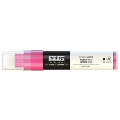 Imagen de Liquitex Rotulador de Pintura acrílica, Punta Ancha, Magenta Medio, 15 mm