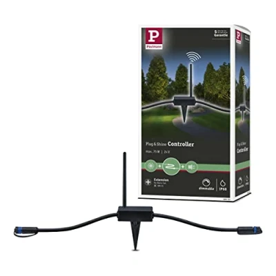 Imagen de Paulmann 180.10 Controller Plug &amp; Shine IP68 Accesorio para luminarias Exteriores, Negro, 9.8000000000000007 x 4,44 2.1 cm