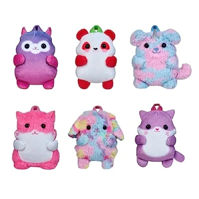 Imagen de Cefa Toys Real Littles Mochilas Animalitos De Peluche, Small (00262)