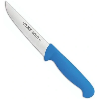 Imagen de Arcos Serie 2900 Cuchillo Cocina Hoja de Acero Inoxidable NITRUM 130 mm Mango inyectado en Polipropileno Color azul
