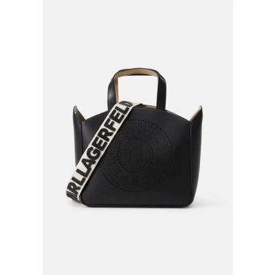 Imagen de KARL Lagerfeld K/CIRCLE Perforated Small Bolso de mano, Mujer, Talla: One Size, Black