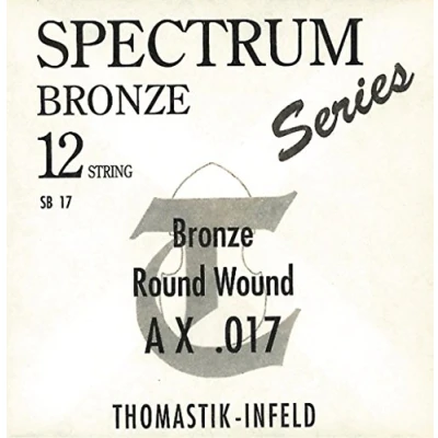 Imagen de Thomasitk Cuerda para Guitarra Acústica Spectrum Re .036rw, Entorchado Redondo, Bronce