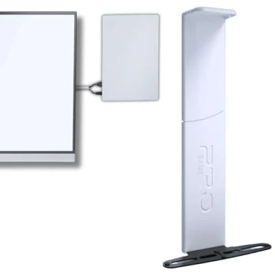 Imagen de Elegante Soporte de Pared PS5 V2 para Disco y versión Digital, Blanco Playstation 5, Accesorios /