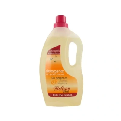 Imagen de Beltrán Vital Jabón De Aceite Coco 100% Natural Limpia, Cuida Y Suaviza Los Tejidos Para Prendas Delicadas Ropa Bebés Apto Pieles Sensibles Detergente Líquido 1,5 L