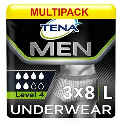 Imagen de Tena For Men Premium Fit Level 4 Grand (3 Paquets De 8)