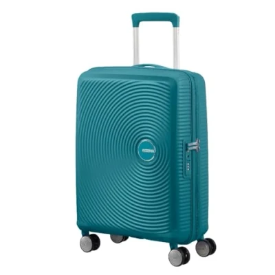 Imagen de American Tourister Soundbox Equipaje de mano ampliable Spinner S, 55 cm, 41 L, Verde (Verde Jade)
