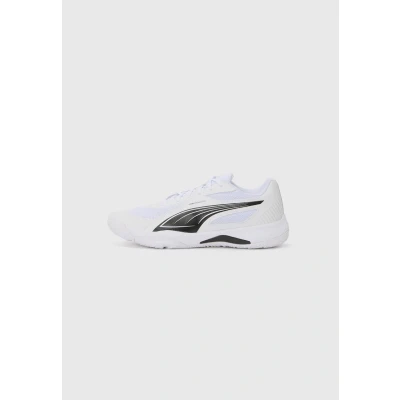 Imagen de PUMA Solarflash III, Zapato de Tribunal Interior Unisex Adulto, Blanco White/Negro Black, 46 EU