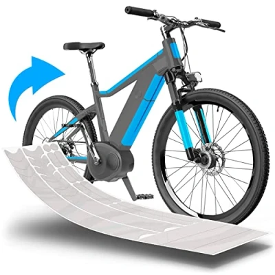 Imagen de Película Protectora de Pintura para Bicicleta Electrica, BMX, Carretera, Trekking, etc. Conjunto Cuadro 20 Piezas contra Golpes Piedras Transparente y Autoadhesivo