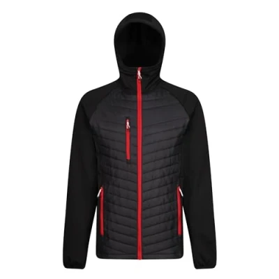 Imagen de Regatta Chaqueta híbrida Navigate Professional para hombre, perfecta exteriores, caminar, senderismo y camping