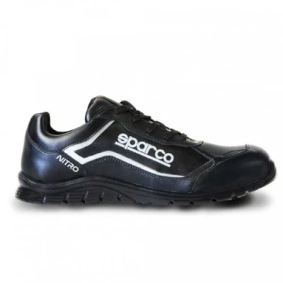 Imagen de Sparco Teamwork Scarpa Antinfortunistica Da Lavoro Bassa per UOMO E Donna Nitro S3 SRC, Botas de Seguridad y contra Incendios Unisex Adulto, Nero/Nero, 42 EU