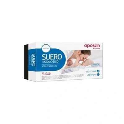 Imagen de Aposan Suero Fisiologico Monodosis 5 Ml 30 U