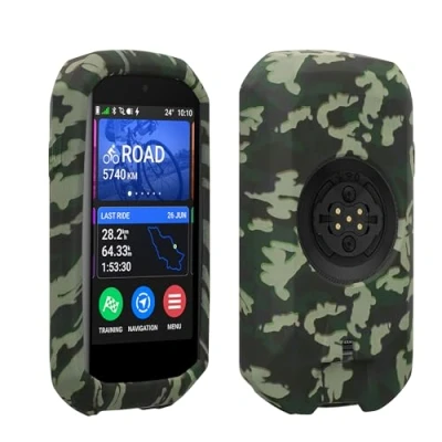 Imagen de kwmobile Carcasa Compatible con Garmin Edge 1050 Funda Protectora de Suave Silicona para GPS Bicicleta Apta Manillar