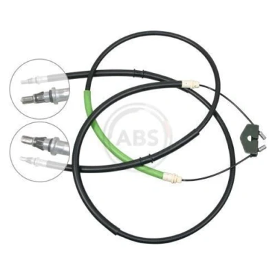 Imagen de A.B.S. K17402 Cable de Freno Mano 1445, 1305 Tambor para dirección izquierda/derecha FORD: FIESTA 5
