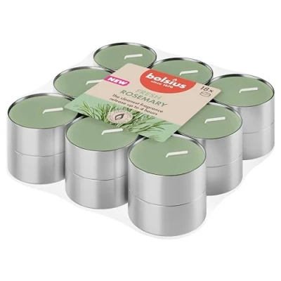 Imagen de Bolsius Romero Velas de té perfumadas Duración combustión 4 horas Extractos naturales Contiene cera vegana Sin aceite palma