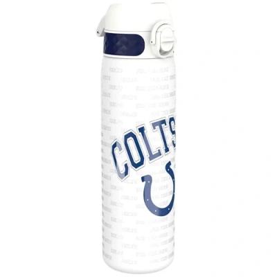 Imagen de Ion8 Botella de Agua Acero Inoxidable, 600ml, a Prueba Fugas, Fácil Abrir, Aptas para Lavavajillas, Cerradura Segura, Asa Transporte, Limpiar, Diseño en Relieve, NFL Colts