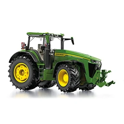Imagen de WIKING 077859 Modelo de tractor John Deere 8R 410, 1:32, Metal/Plástico, A partir 14 años, Muchas funciones, Capó del motor abatible, Brazos superiores e inferiores móviles