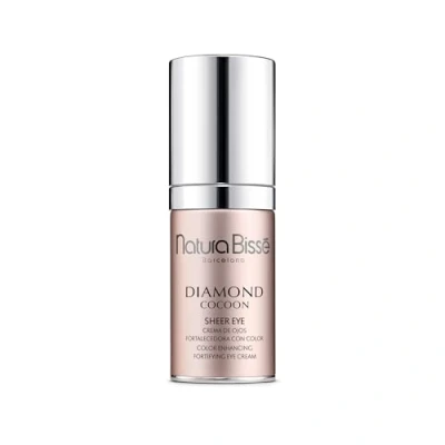Imagen de Natura Bissé Diamond Cocoon Sheer Eye Contorno de Ojos Antiedad con Color Ácido Hialurónico, Antioxidantes, Vitamina PP y Extracto Fermentus Glaciarum 10 ml