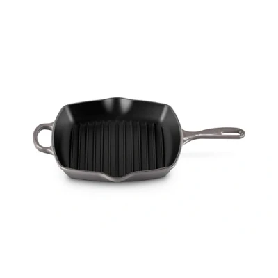 Imagen de Le Creuset Sartén skillet cuadrada grill de hierro fundido, 26 cm, Flint, 20183264440422