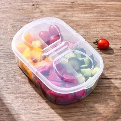 Imagen de recipiente para almacenar alimentos Sistema Snacks,Bento Box Create Fiambrera con compartimentos y aperitivos (1)