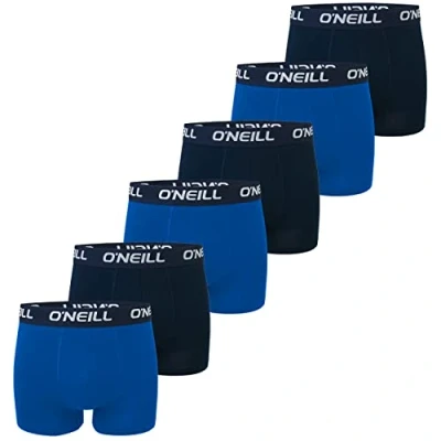 Imagen de O’Neill Basic Calzoncillos tipo bóxer deportivos para hombre, cualquier ocasión (juego de 2 unidades) Cobalt Marine (4749). L