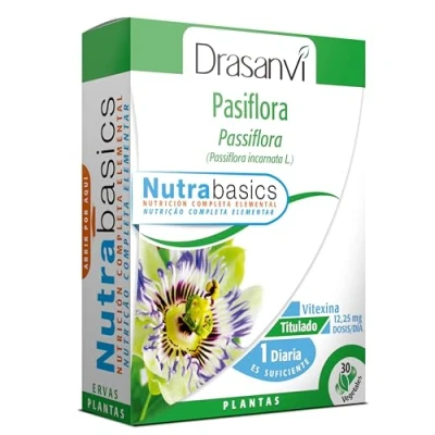 Imagen de Drasanvi NUTRABASICS PASIFLORA 30 CAPSULAS