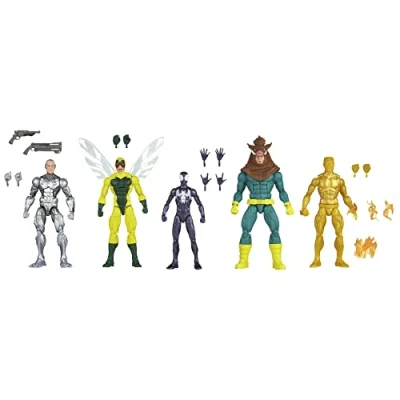 Imagen de Hasbro Marvel Legends Series Spider Man Toy Paquete de 5 Figuras acción coleccionables a Escala 6 Pulgadas, 14 Accesorios, niños Partir 4 años, Multicolor (F3479), Exclusivo en Amazon