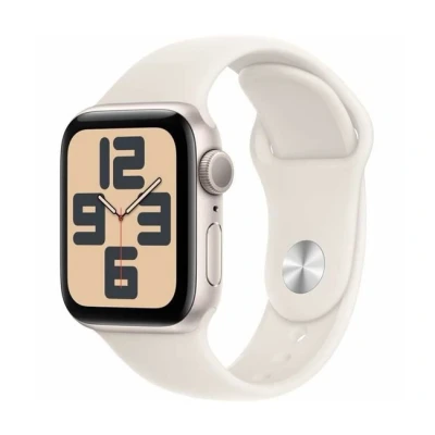 Imagen de Apple Watch SE 2024 40mm Oro (Banda De Silicona Beis M/L)
