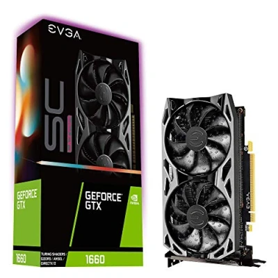 Imagen de EVGA GeForce GTX 1660 SC ULTRA GAMING, 06G P4 1067 KR, 6GB GDDR5, Dual Fan, Metal Backplate