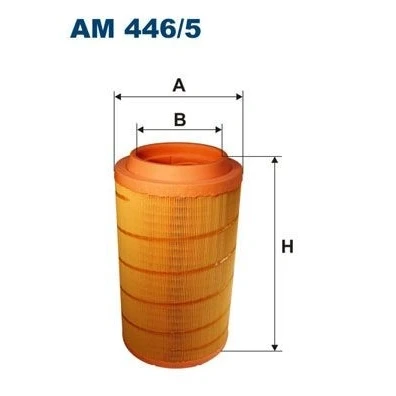 Imagen de FILTRON AM 446/5 Filtro de aire 414,5 230 Cartucho filtrante MAN: TGL, TGM