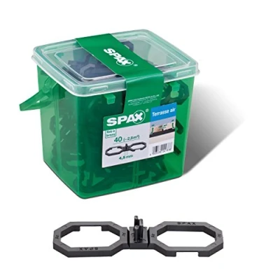 Imagen de Espaciadores Air, de Spax, para una mejor ventilación, en caja asa, Negro, 5009422544009
