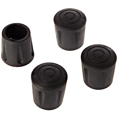 Imagen de cyclingcolors 4X Patines deslizantes para sillas Caucho EPDM Gomas Patas Muebles Redondas Tapón Tapones pies Protectores de Suelo (22 mm)