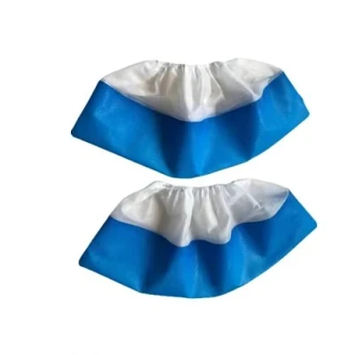 Imagen de AURMOO 50 Pares Fundas Desechables para Zapatos, de Zapatos Desechables, Cubrezapatos, Antideslizantes e Impermeables Interiores y Exteriores.