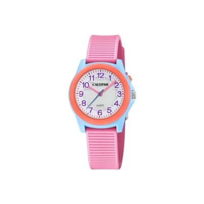 Imagen de CALYPSO Reloj Infantil K5823/2 Junior Collection Caja de Caucho Multi Correa Rosa
