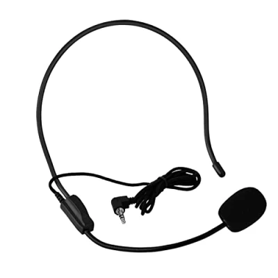 Imagen de Micrófono De Condensador Diadema Mic, Mini con Cable 3,5 Mm Montado En La Cabeza para Altavoz Amplificador Voz