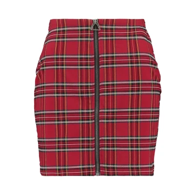 Imagen de Urban Classics Ladies Short Checker Skirt Minifalda, Mujer, Talla: Medium, Red/black