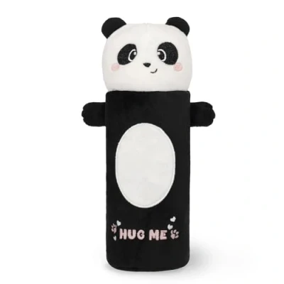 Imagen de Legami Estuche Super Soft, Tema Panda, Blando, cartón con Dibujo para Colorear Incluido, 100% poliéster, Soft Pencil Case