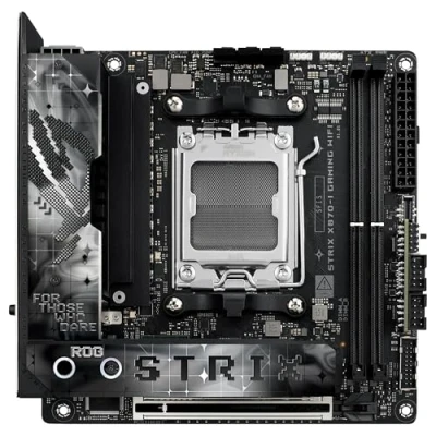 Imagen de ASUS ROG Strix X870 I Gaming WiFi Placa Base AMD Mini ITX, 10+2+1 etapas de Potencia, DDR5, 2X M.2, PCIe 5.0 Compatible con GPU última generación, 7, USB4, HIVE II