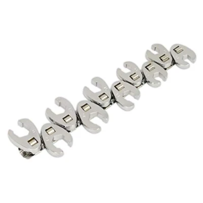 Imagen de Sealey s0845 pata de gallo llave tuerca, 3/8 Square Drive métricas, juego 10