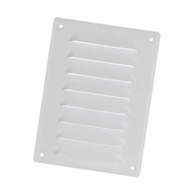 Imagen de 140x190mm Rejilla de Ventilación con Mosquitera Rejillas Aireación Metálicas Acero, Blanco