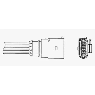 Imagen de NGK 0049 Sonda lambda térmico 4 AUDI: A6 C6 Berlina, A4 B7 Avant