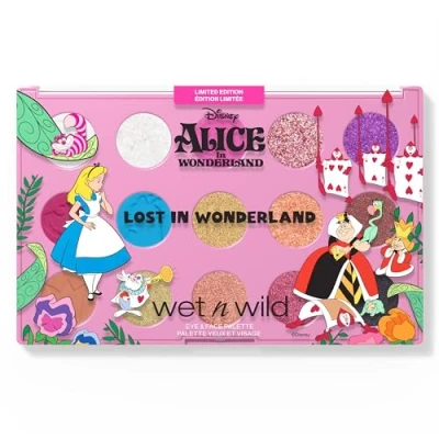 Imagen de Wet n Wild Alice nel Paese delle Meraviglie &#039;Lost in Wonderland Palette&#039;, Palette di Ombretti e Polvere Viso Pigmentati con Finish Satinati, Cremosi Brillanti, Facili da Applicare Sfumare