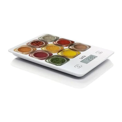 Imagen de Laica KS1040 BASCULAS DE Cocina, Vidrio, Multicolor, Blanco