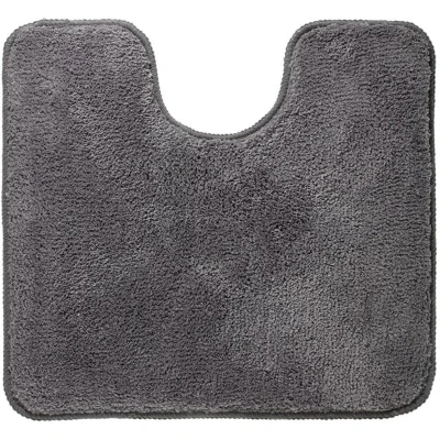 Imagen de Sealskin Angora Alfombra para inodoro 55x60 cm Poliéster Gris oscuro