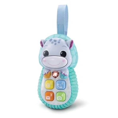 Imagen de VTech Baby telefono Hipo Pop It, Teléfono infantil de juguete, Regalo para bebés +6 meses, Estimulación sensorial, Hipopótamo Contenido en español