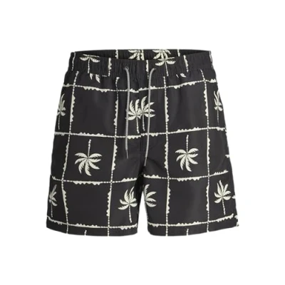 Imagen de JACK&amp;JONES PLUS Jpstfiji Jjswim Oceanday Ss24 LY Pls Bañador Corto, Negro, 44 para Hombre