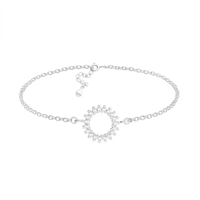 Imagen de Sofia Milani Pulsera para Mujeres en Plata de Ley 925 con Circonitas Colgante Estrella Sol 30003