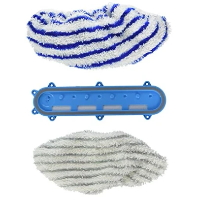Imagen de Rowenta Set 2 Toallitas de microfibras Aqua Head ZR009501 Accesorio cabezal y mopa para modelos X Force, blanco azul