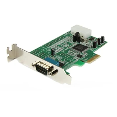 Imagen de StarTech.com Tarjeta PCI Express Adaptadora Serie RS232 DB9 de 1 Puerto UART16550 PCIe Controladora Host Serial Expansión Perfil Bajo Windows y Linux (PEX1S553LP)