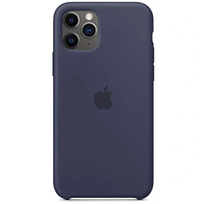 Imagen de Funda De Silicona Apple Azul Noche Para Iphone 11 Pro